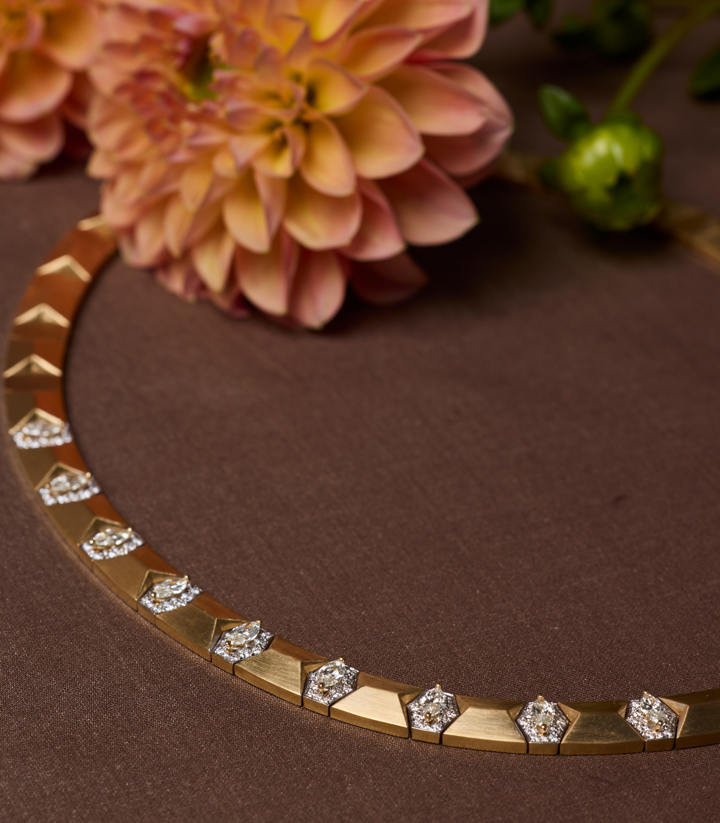Enigma Marquise Diamond Necklace