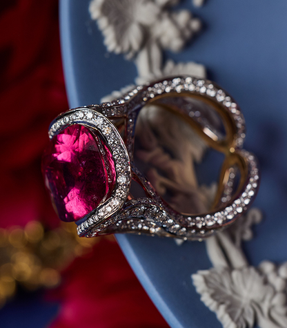 Rubellite Ring