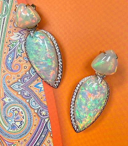 Opal Earrings