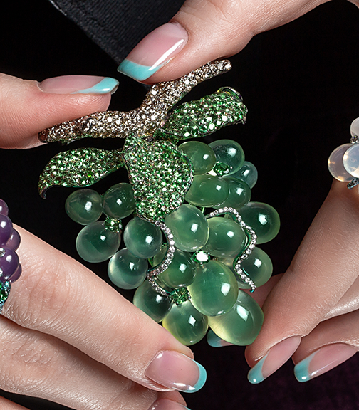 White Burgundy Anyone? Brooch