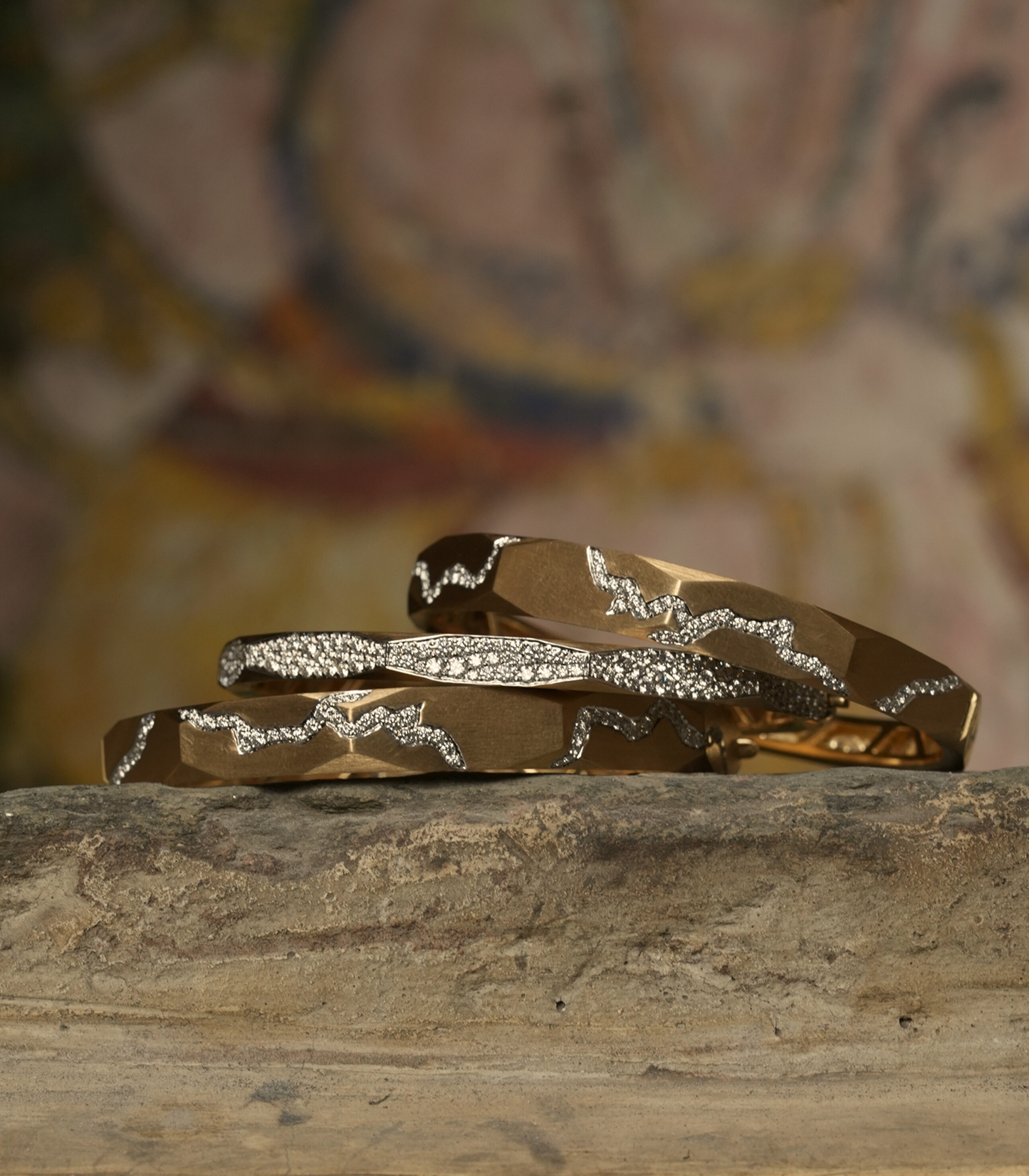 Enigma Kintsugi Bangle, Size 2