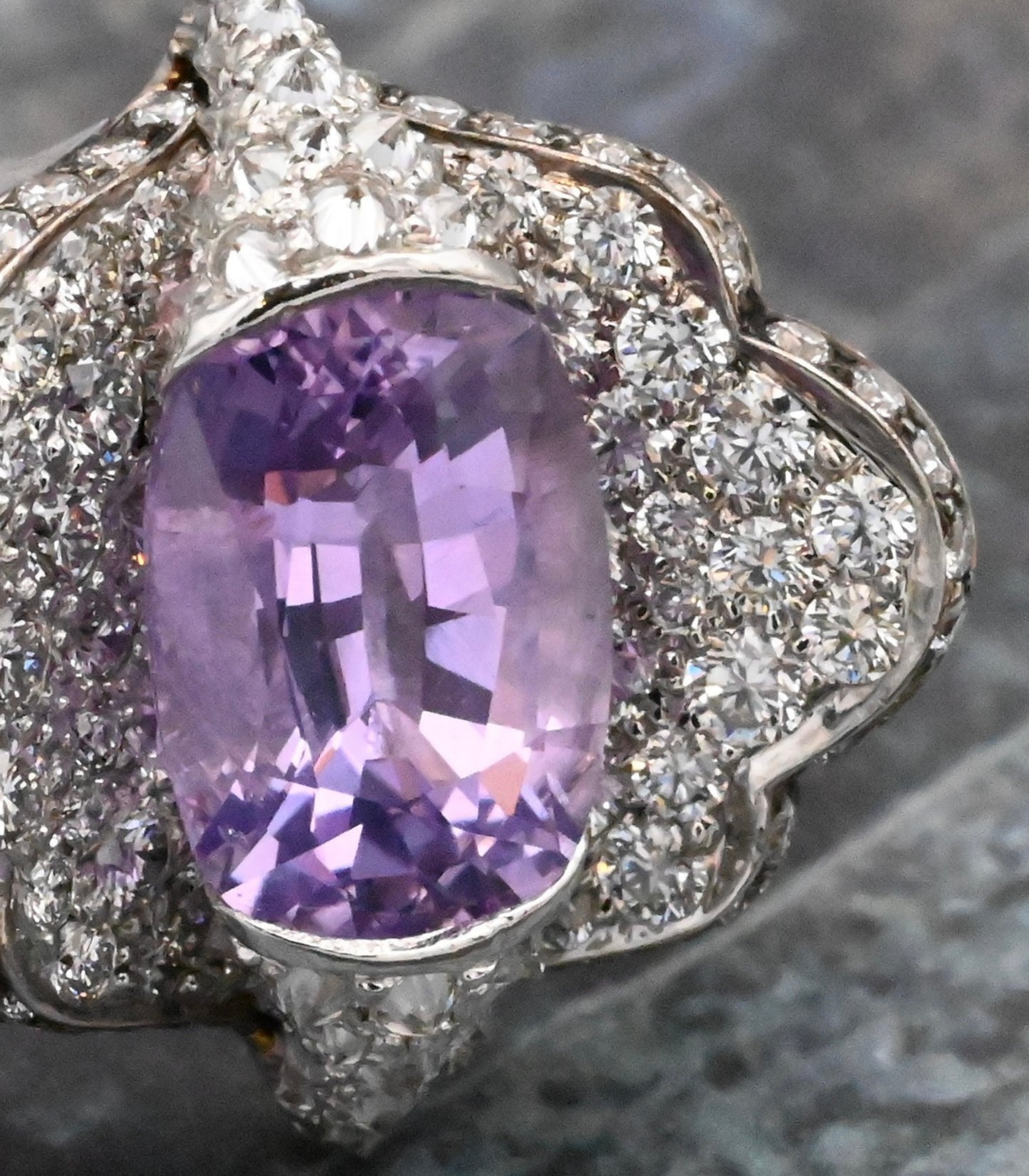 Purple Spinel Ring