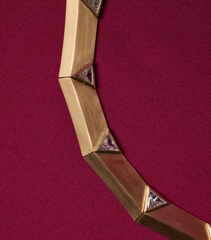 Enigma Triangles Necklace