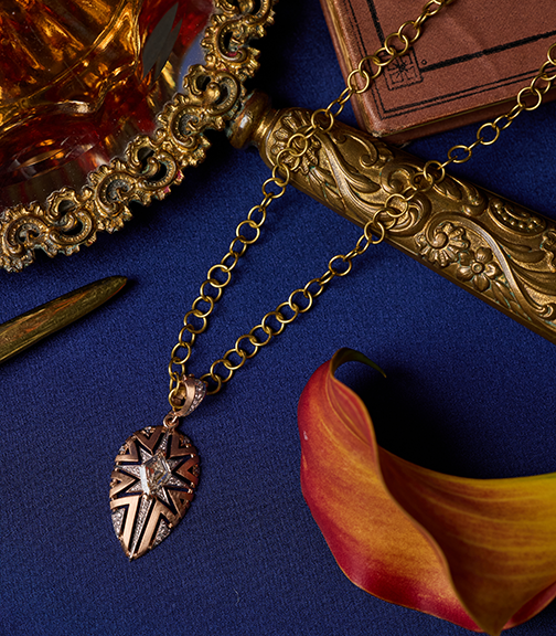 Kite Diamond Firecracker Pendant