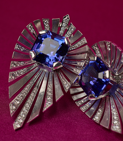 Tanzanite Sunshine Earrings