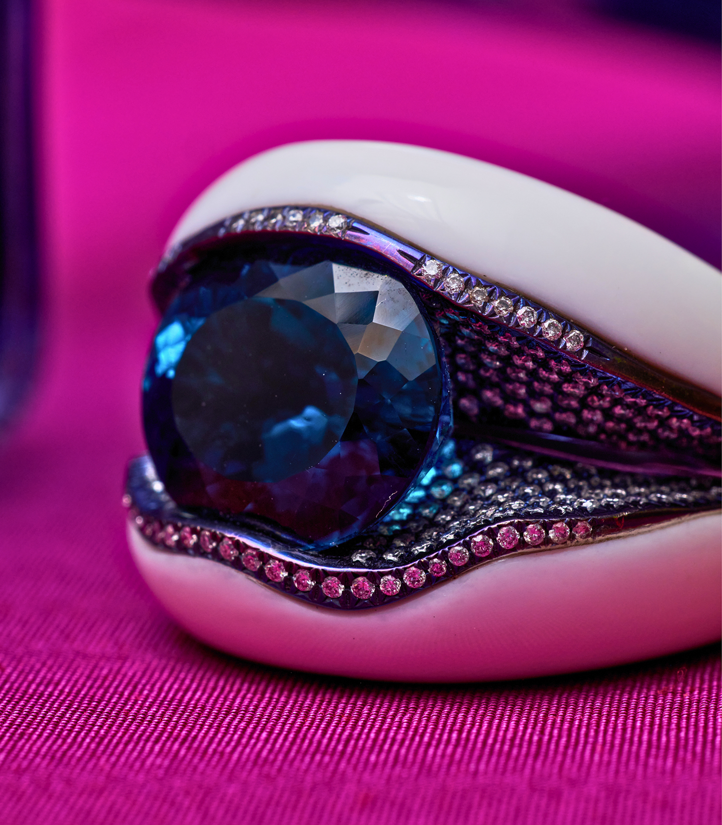 Indicolite Oceans Treasure Ring