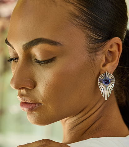 Tanzanite Sunshine Earrings