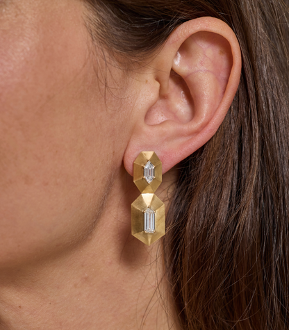 Enigma Elongated Hexagon Bullet Diamond