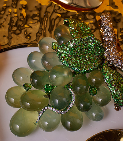 White Burgundy Anyone? Brooch