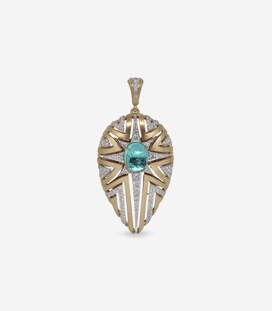 Firecracker Paraiba Pendant