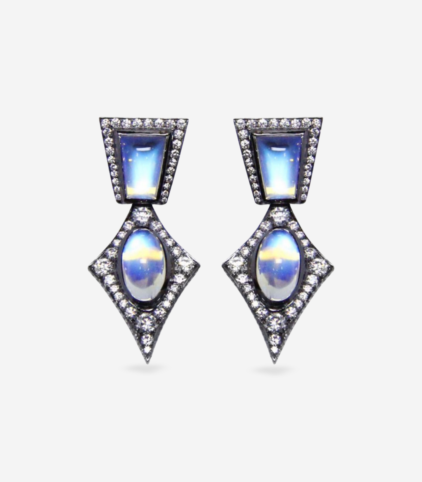 Blue Moonstone Earrings