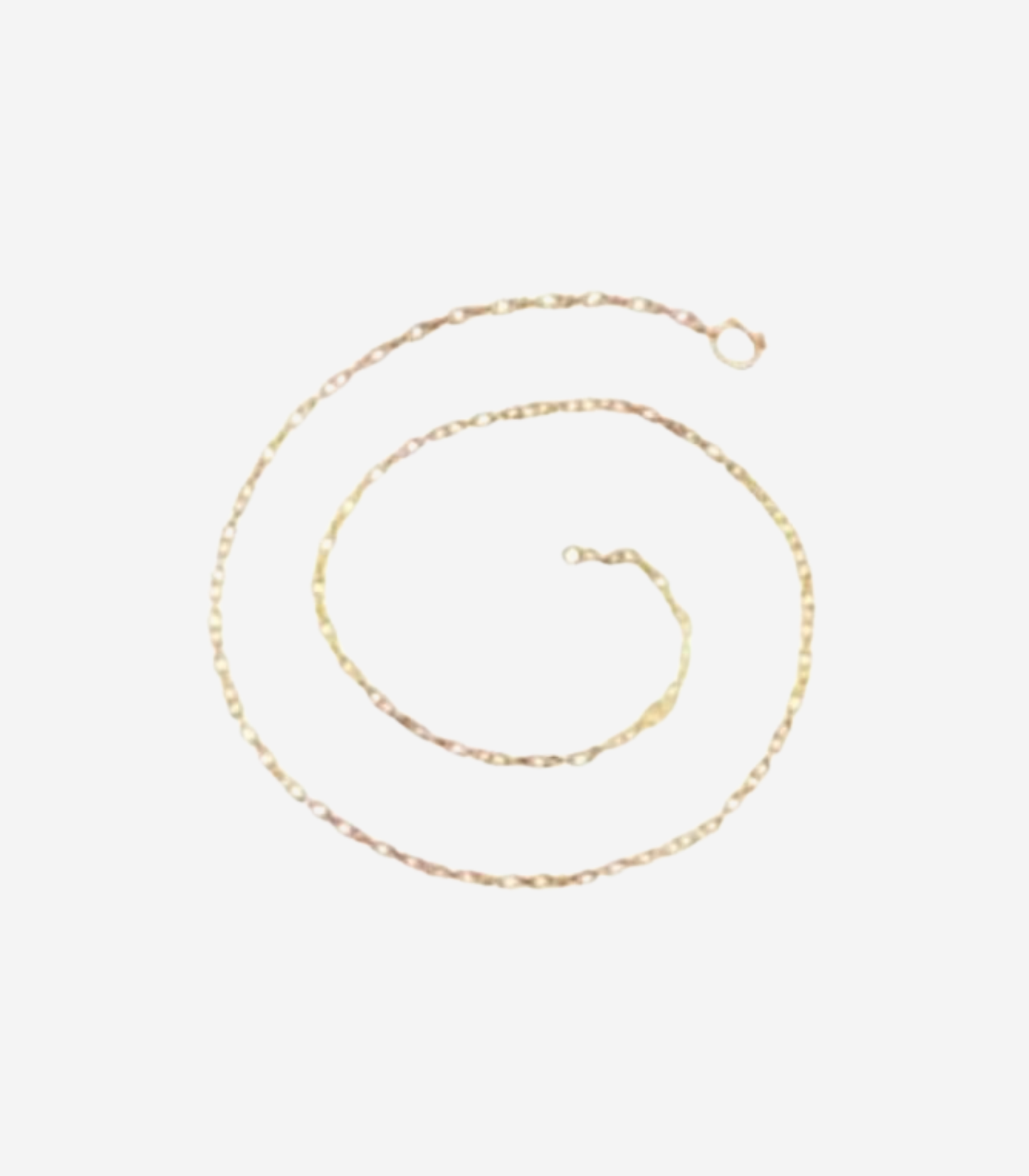 Brushed Oval 3x Links Chain