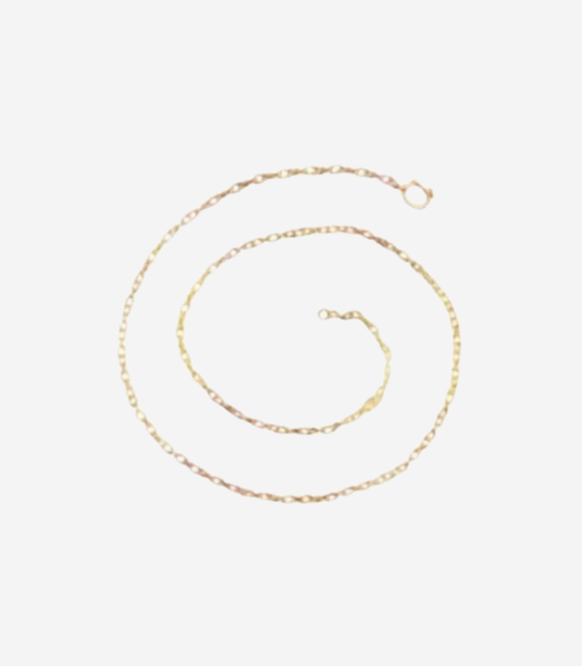 Brushed Oval 3x Links Chain