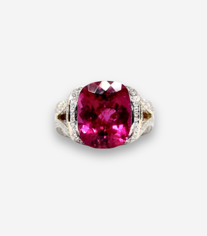 Rubellite Ring