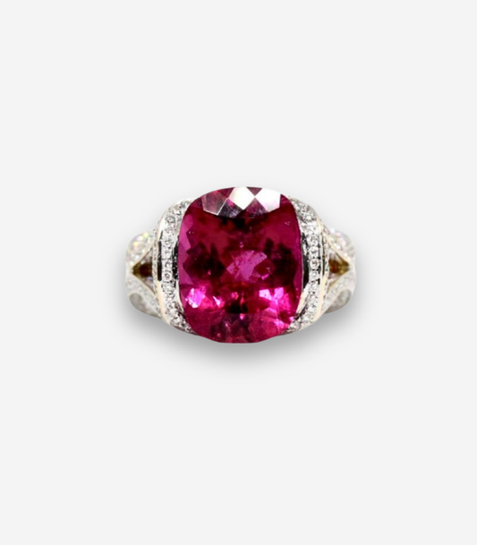 Rubellite Ring