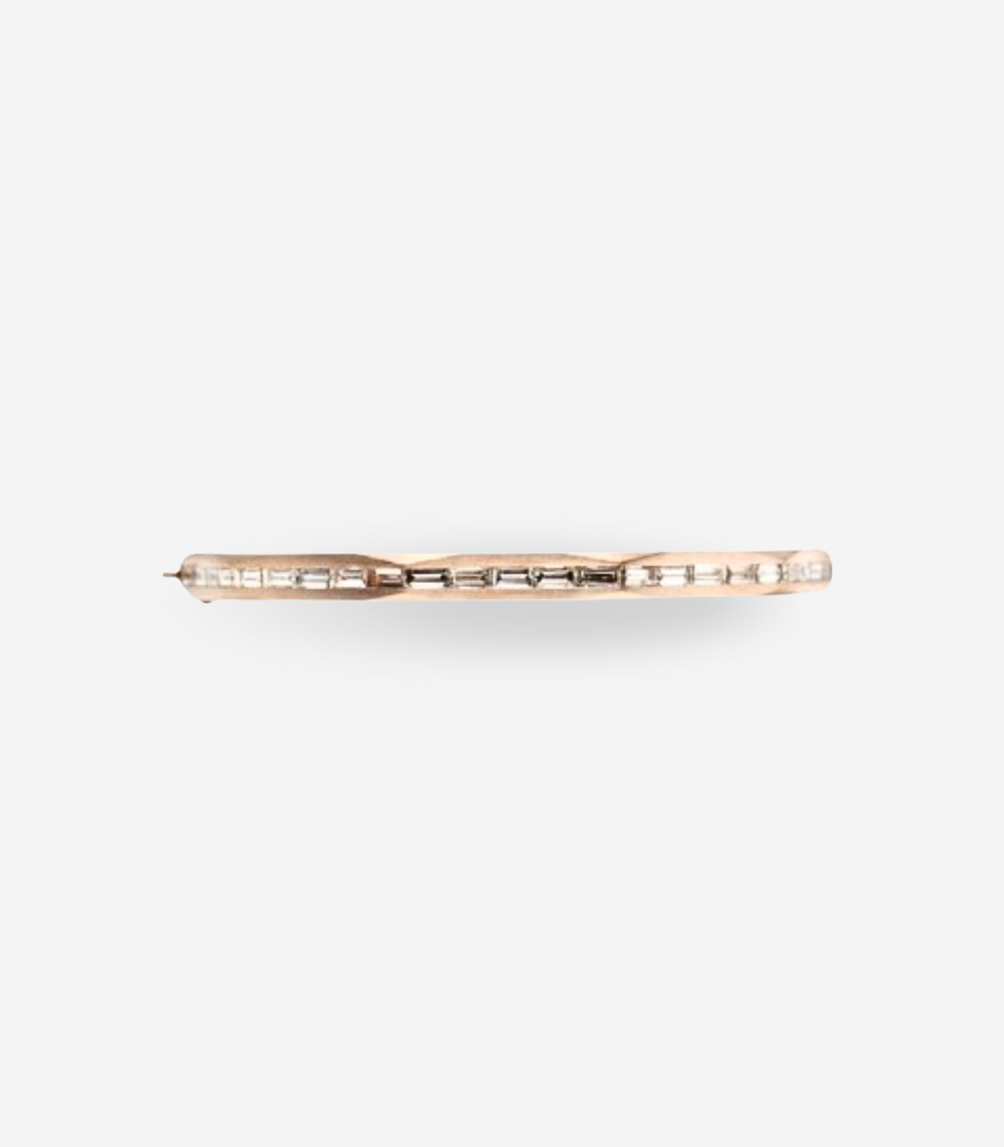 Enigma Brown Diamond Baguette Bangle