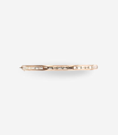 Enigma Brown Diamond Baguette Bangle