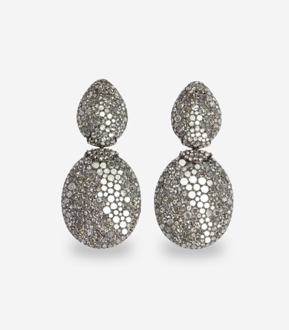 Reverse Set Diamond Earrings