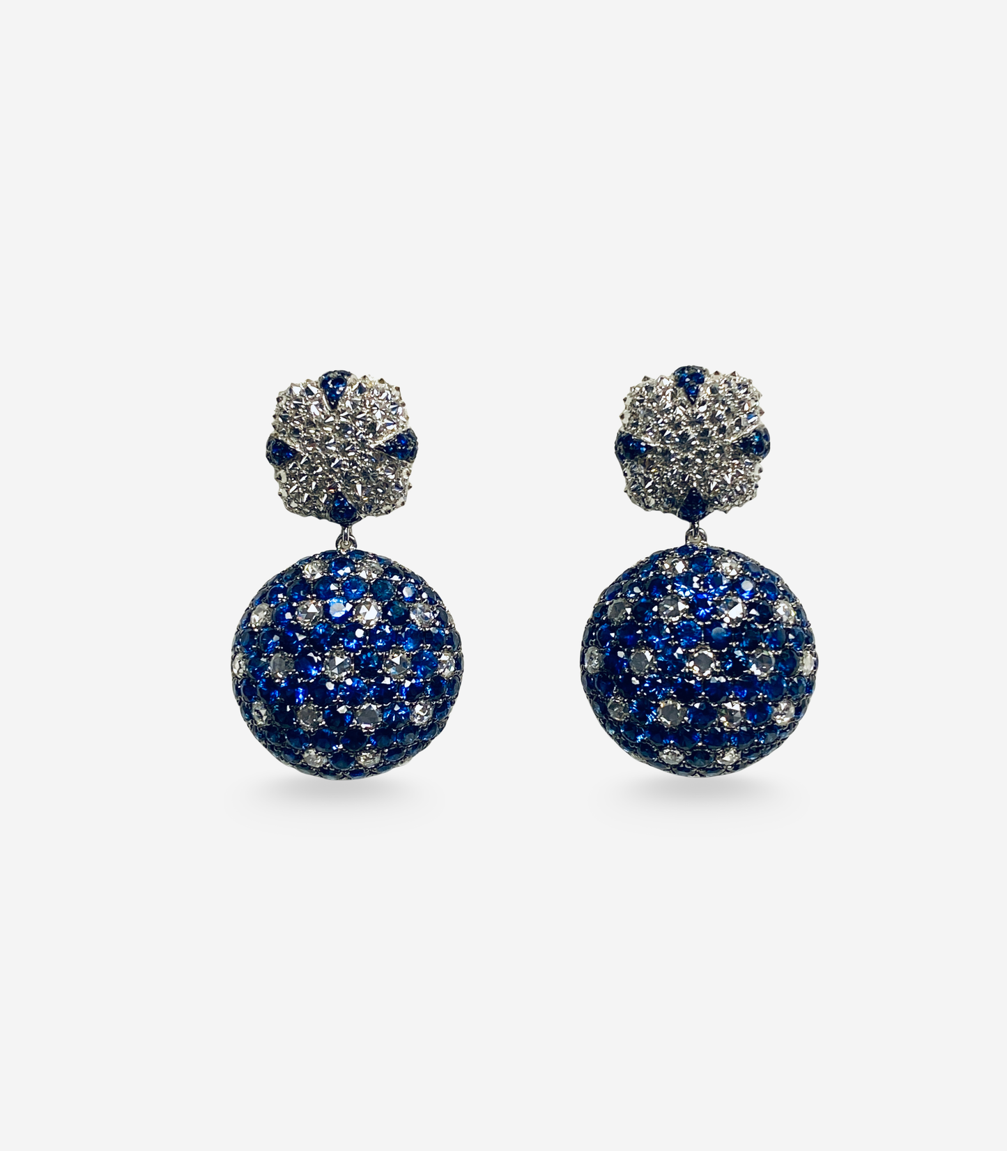 Diamond & Sapphire Earrings