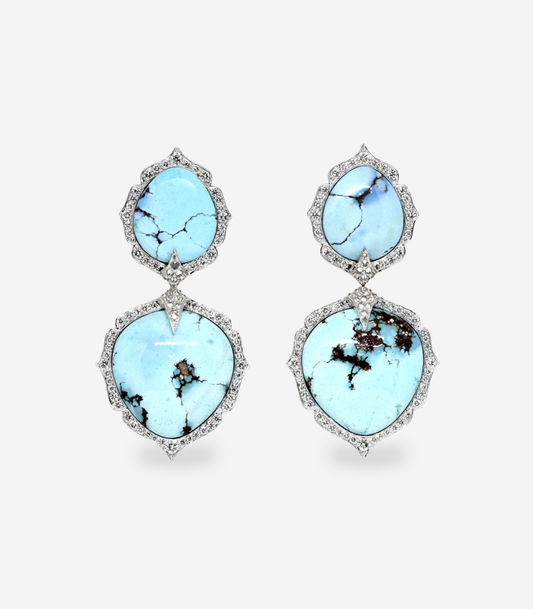 Turquoise Arches Earrings