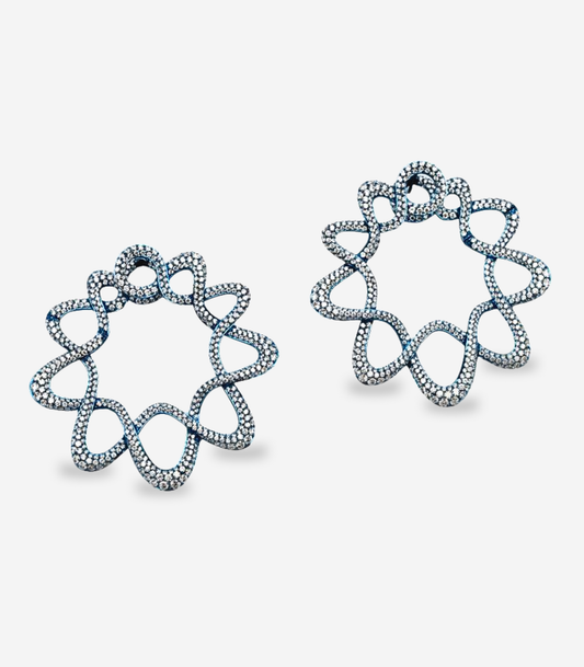 Double Helix Hoops Large
