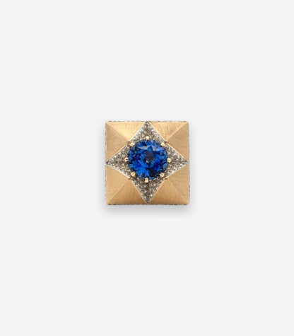 The Sapphire Fortune Teller Origami Ring