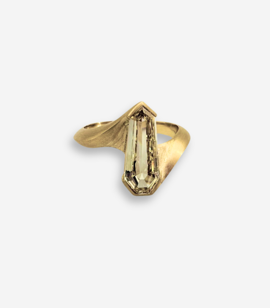 Fancy Brownish Yellow Diamond Ring