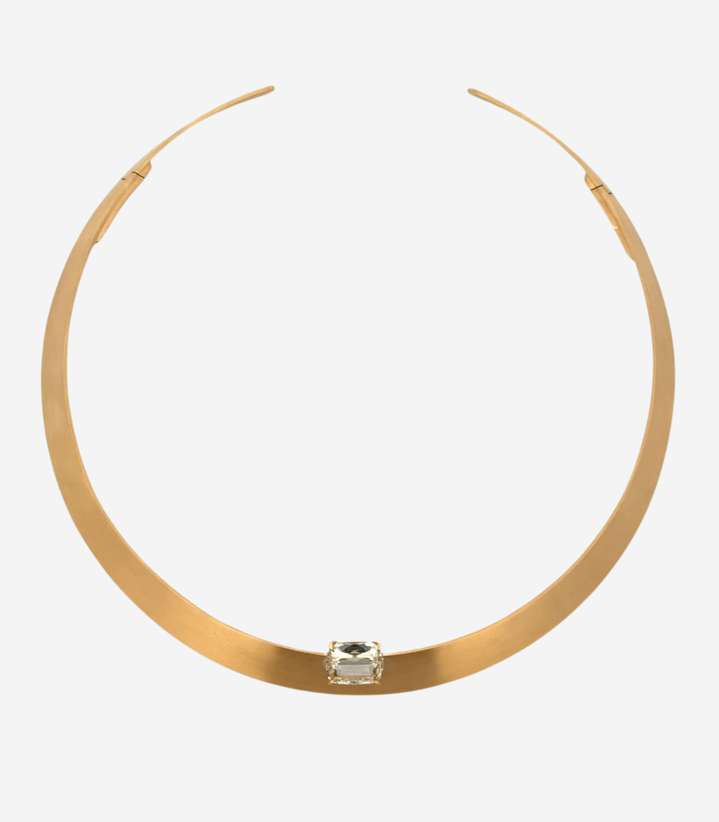 Single Diamond on Gold Necklace