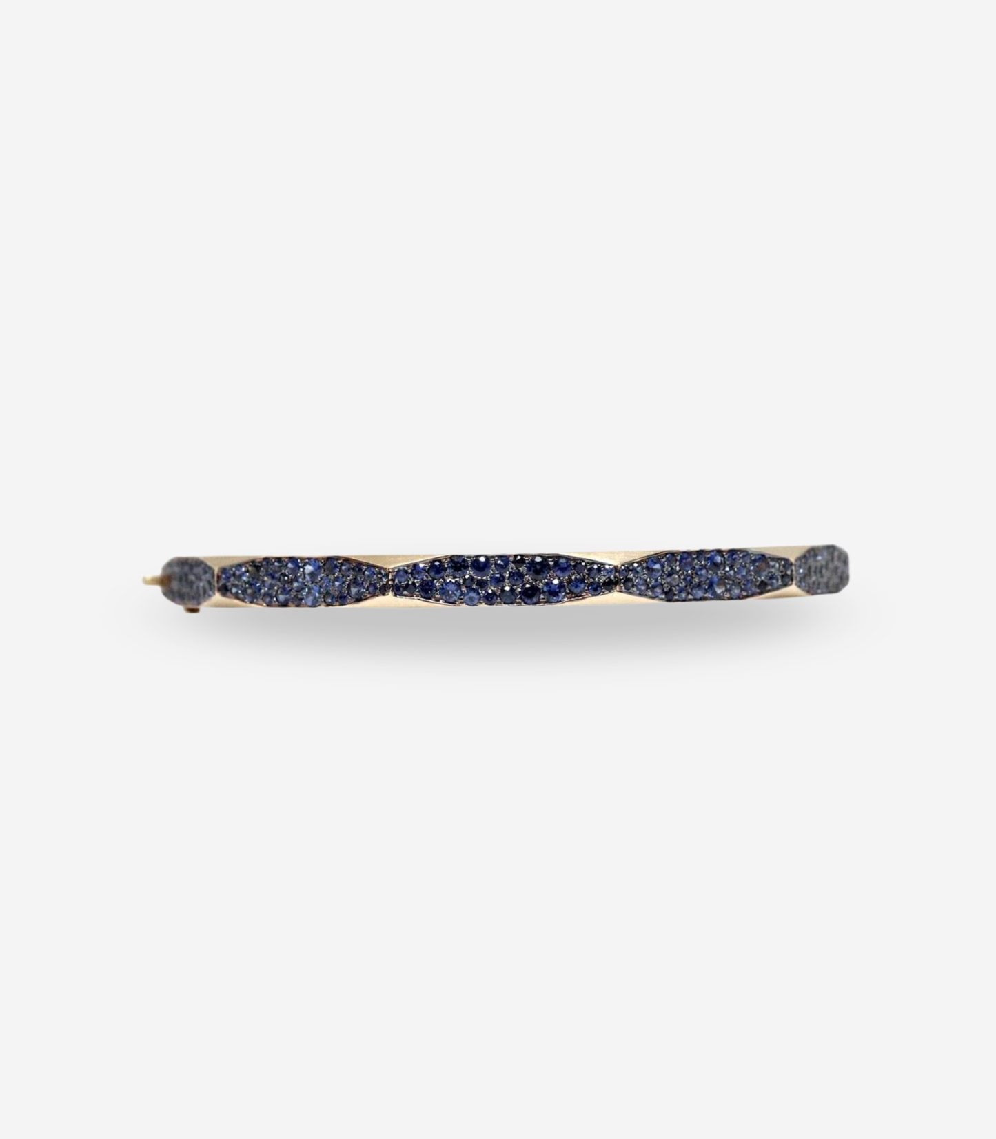 Enigma Blue Sapphire Micropavé Bangle