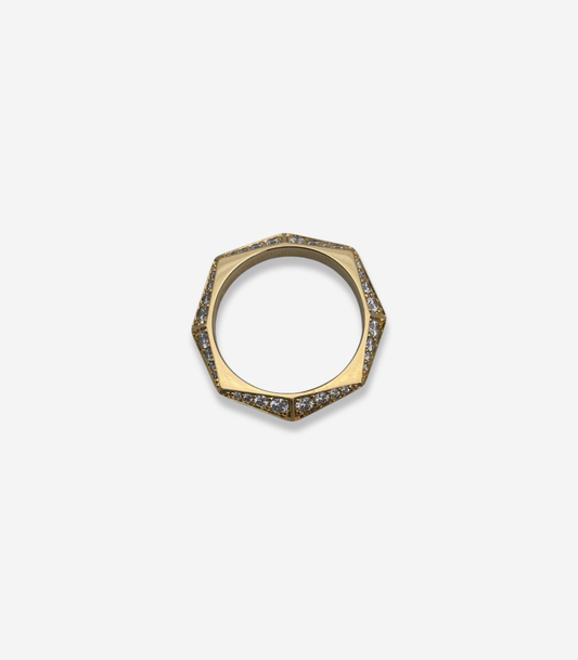 Yin Yang All Pave Stacking Band