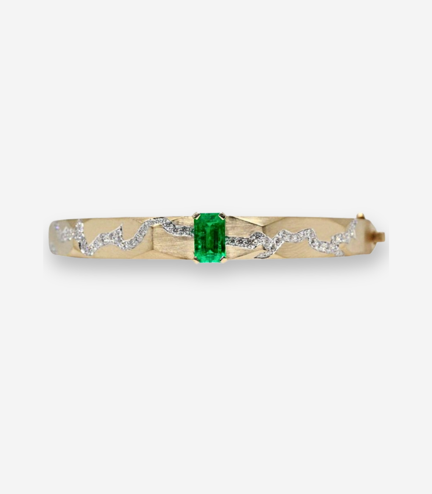 Enigma Kintsugi Emerald Colombia Bangle