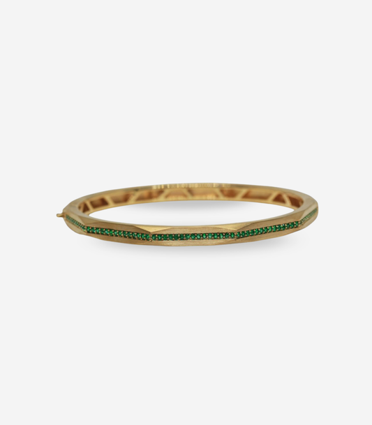 Enigma Emerald Line Bangle