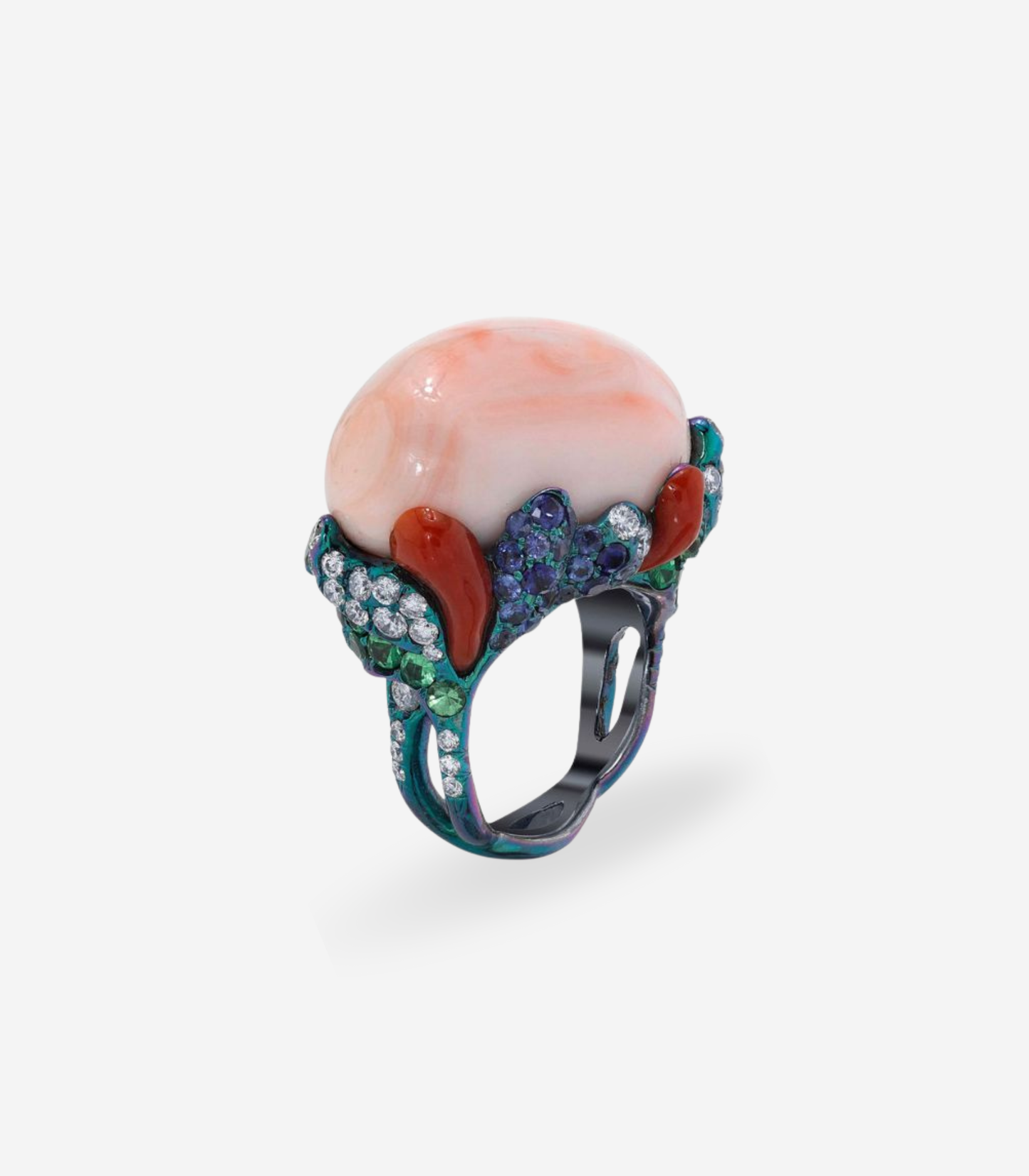 Pink Coral Ring
