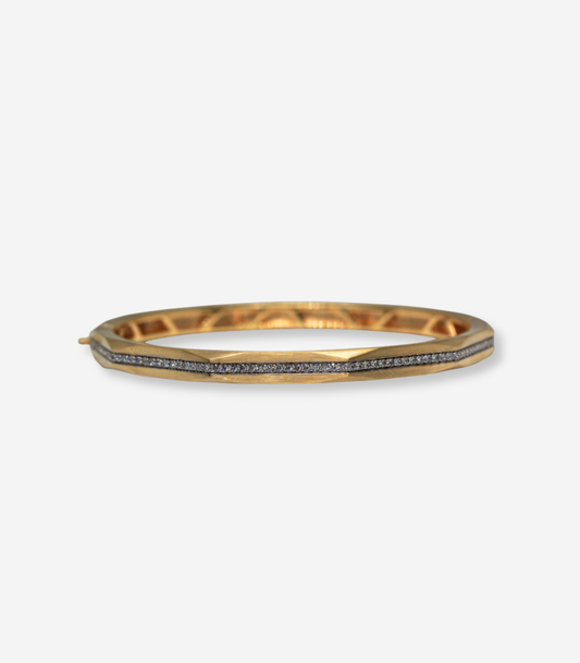 Enigma Diamond Line Bangle