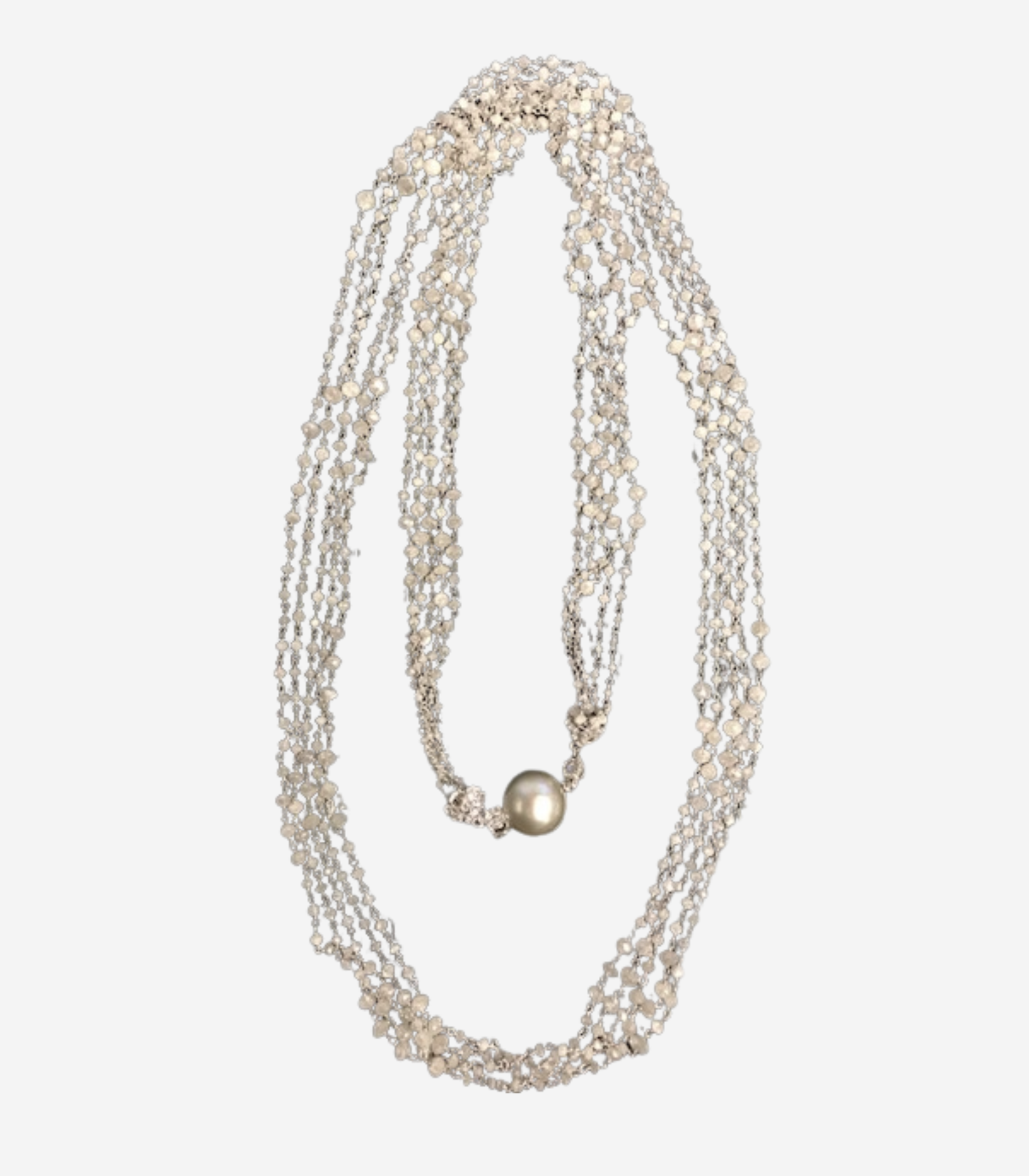 Gray Diamond Necklace