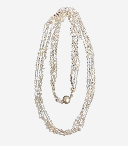 Gray Diamond Necklace