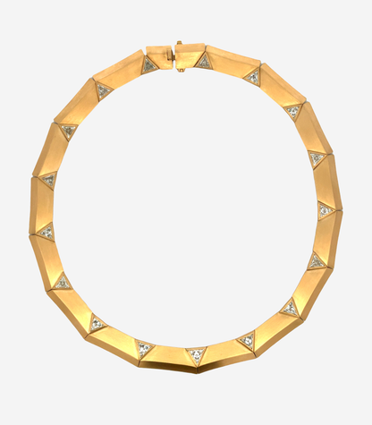 Enigma Triangles Necklace