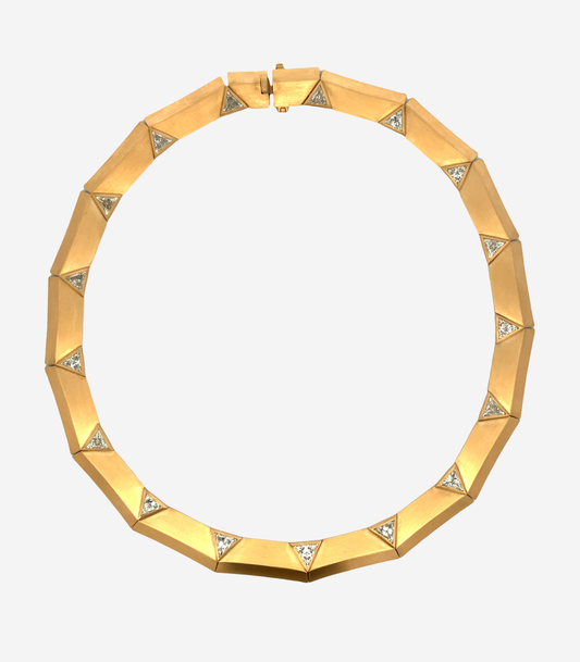 Enigma Triangles Necklace