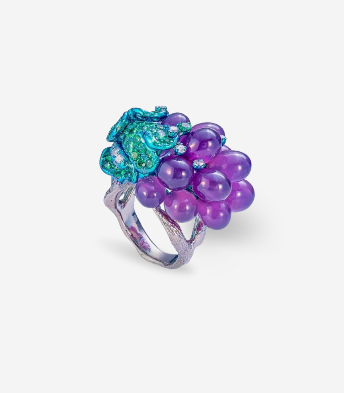 Chalcedony Grape Ring