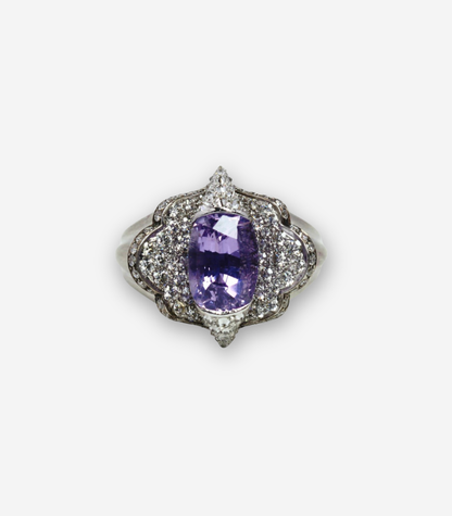 Purple Spinel Ring