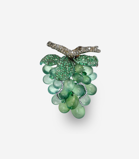 White Burgundy Anyone? Brooch