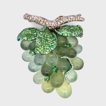 White Burgundy Anyone? Brooch