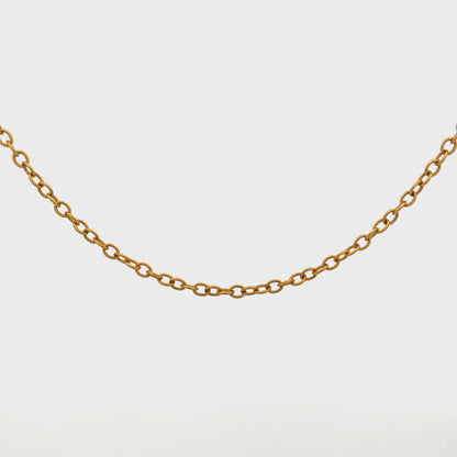 5mm Round Brushed Links Chain