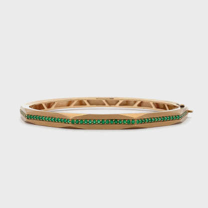 Enigma Emerald Line Bangle